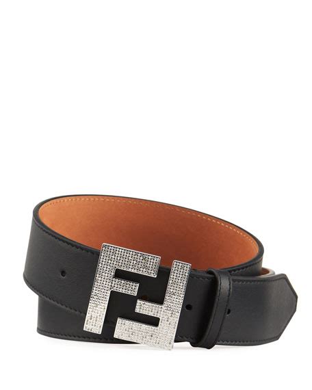 black rainbow fendi belt|fendi leather belts.